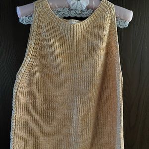 Loft Outlet sleeveless chunky sweater